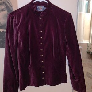 Vintage velvet blazer